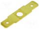 Faston  plochý  6,3mm  0,8mm  2 x kolík  M4  neizolované,dvojité