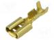 Faston  plochý  4,8mm  0,8mm  zásuvka  0,5÷1,25mm2  krimpovací