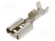 Faston  plochý  4,8mm  0,8mm  zásuvka  0,5÷1,25mm2  krimpovací