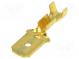 Faston  plochý  6,3mm  0,8mm  kolík  0,5÷1mm2  krimpovací  na kabel
