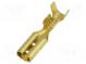 Faston  plochý  2,8mm  0,5mm  zásuvka  0,5÷1,25mm2  krimpovací