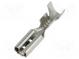 Faston  plochý  2,8mm  0,5mm  zásuvka  0,5÷1,25mm2  krimpovací