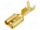 Faston  plochý  4,8mm  0,8mm  zásuvka  0,5÷1,25mm2  krimpovací