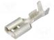 Faston  plochý  4,8mm  0,8mm  zásuvka  0,5÷1,25mm2  krimpovací