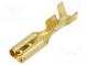 Faston  plochý  2,8mm  0,5mm  zásuvka  0,5÷1,25mm2  krimpovací