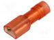Faston  plochý  4,8mm  0,8mm  zásuvka  0,25÷1,5mm2  krimpovací