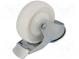 Pojezdové kolo  Ø  100mm  W  30mm  H  128mm  otočné s brzdou  150kg