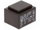 Transformátor  zalévaný  2,3VA  230VAC  15V  15V  76mA  76mA  PCB
