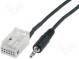 Adaptér Aux  Jack 3,5mm  Audi  1,5m