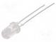 LED  5mm  zelená  16800÷90500mcd  15°  20mA  3÷3,8V  Čelo  vypouklé