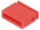 Jumper  pin strips  female  closed  5.08mm  1x2  tinned  3A  red