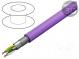 HELUKABEL 801982 Vodič  CAN bus  2x2x0,25mm2  lanko  Cu  PUR  fialová  600V  není
