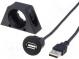 Удлинитель  гнездо USB A  0,6м  USB 2.0