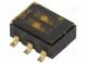 Переключатель  движковый  Пол  2  SPDT  0,1A/6ВDC  ON-ON  -40÷85°C