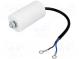 Capacitor  motors, run  20uF  450V  Ø40x70mm  -25÷70°C  ±5%  3000h