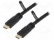 Cable  HDMI 1.4  HDMI plug,both sides  15m  black