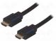 Cable  HDCP 2.2,HDMI 2.0  HDMI plug,both sides  5m  black