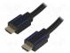 Cable  HDCP 2.2,HDMI 2.0  HDMI plug,both sides  7.5m  black