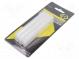 Hot melt glue  Ø  11mm  clear-white  L  100mm  120°C  6pcs.