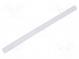 Hot melt glue  Ø  11mm  clear-white  L  200mm  120°C  25pcs.