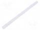 Hot melt glue  Ø  11mm  clear-white  L  200mm  120°C  125pcs.