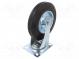 Pojezdové kolo  Ø  200mm  W  27mm  H  237mm  otočné  230kg  pryž  CSG
