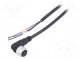 Připojovací kabel  M12  PIN  3  úhlový  2m  zástrčka  Izolace  PVC
