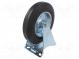 Pojezdové kolo  Ø  200mm  W  27mm  H  237mm  pevné  230kg  pryž  CSG