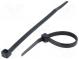 Cable tie  L  120mm  W  4.8mm  polyamide  215.5N  black  Ømax  30mm