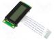 Zobrazovač  LCD  alfanumerický  FSTN Positive  16x2  LED  PIN 16