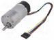 Motor  DC  s enkodérem,s převodovkou  1÷12VDC  7A  Hřídel  zářez D