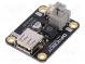 Měnič  step up  Uvýst  5V  Uvst  0,9÷5V  600mA  85%  43x33mm