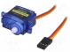 Motor  DC  servomechanism  4,8÷6VDC  micro  analogový  9g  nylon