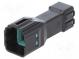 Plug  wire-wire  male  DF63W  3.96mm  PIN  4  w/o contacts  straight