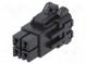 Plug  wire-wire  female  DF63W  3.96mm  PIN  4  w/o contacts
