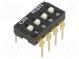 Přepínač  DIP-SWITCH  Počet sekcí  4  ON-OFF  0,05A/12VDC  pol  2