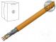 Vodič  S/FTP  7  drát  4x2x23AWG  LSZH  oranžová  500m  Økab  7,2mm