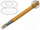 Vodič  S/FTP  7  drát  4x2x23AWG  LSZH  oranžová  500m  Økab  7,5mm