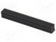 Socket  pin strips  female  PIN  64  straight  1.27mm  SMT  2x32