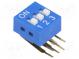 Přepínač  DIP-SWITCH  Počet sekcí  3  ON-OFF  0,05A/12VDC  pol  2