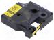 Маркеры термоусадочные  1,5м  желтый  Цвет печати  черный  RHINO