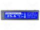 Дисплей  LCD  графический  STN Positive  180x32  голубой  LED  5ВDC