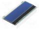 Zobrazovač  LCD  alfanumerický  STN Negative  16x3  modrá  PIN 20