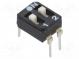 Přepínač  DIP-SWITCH  Počet sekcí  2  OFF-ON  0,025A/24VDC  pol  2