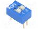 Přepínač  DIP-SWITCH  Počet sekcí  2  ON-OFF  0,025A/24VDC  pol  2