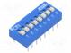 Přepínač  DIP-SWITCH  Počet sekcí  8  OFF-ON  0,025A/24VDC  pol  2