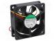 Ventilátor  DC  axiální  12VDC  60x60x20mm  39,08m3/h  34,5dBA