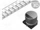 Kondenzátor  elektrolytický  SMD  330uF  10VDC  Ø10x10,2mm  3000h