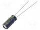 Kondenzátor  elektrolytický  low ESR  THT  15uF  50VDC  Ø5x11mm