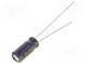Kondenzátor  elektrolytický  low ESR  THT  22uF  50VDC  Ø5x11mm